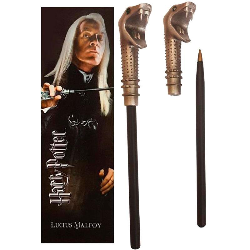 Stylo Baguette Lucius Malfoy & Marque page, Harry Potter