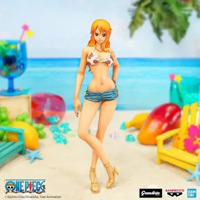 One piece nami figurine grandista nero 28cm