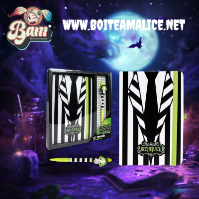 Beetlejuice pack premium notebook a5 stylo bille