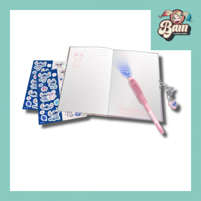 Carnet secret stitch disney 1 