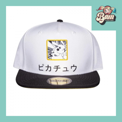 Casquette pokemon pikachu snapback 3 