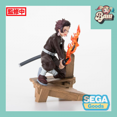 Demon slayer kimetsu no yaiba figurine kamado tanjiro swords xross link fig