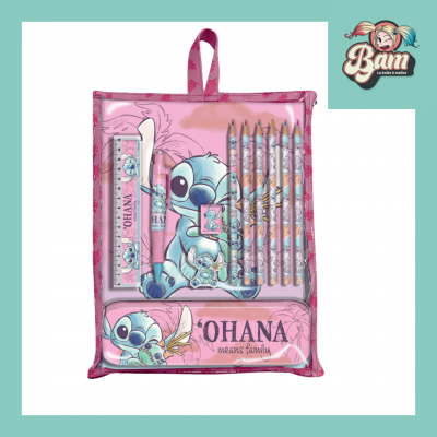 Ensemble papeterie stitch enfant