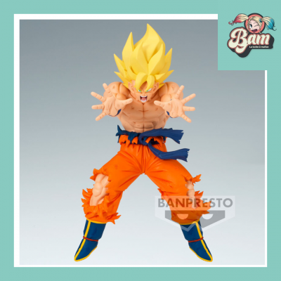 Figura super saiyan son goku vs cooler match makers dragon ball z 14cm