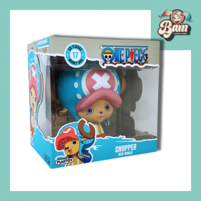 Figurine tirelire chopper new world one piece plastoy