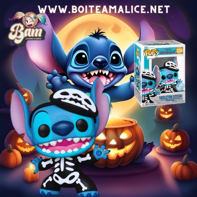 Funko pop stitch squellette halloween pop 1234 1 