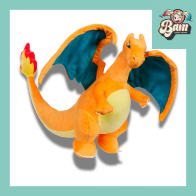 Peluche pokemon dracaufeu