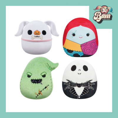 Peluche squishmallows jack skellington