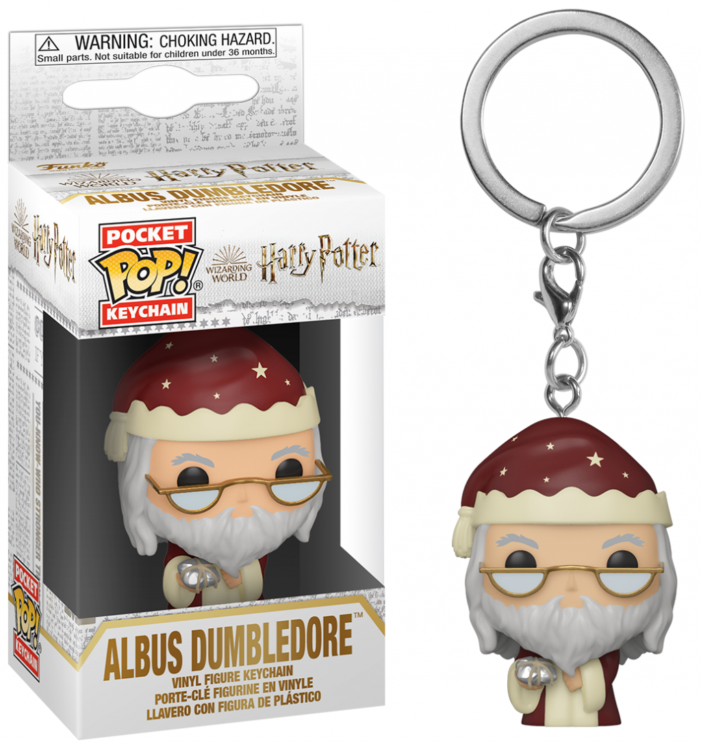 Porte clés pop Dumbledore - Funko Harry Potter Holiday