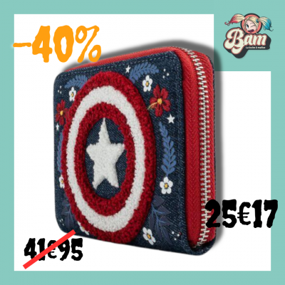 Portefeuille captain america loungefly 3 