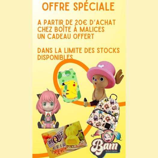 Promotion cadeau boutique figurine boite a malice