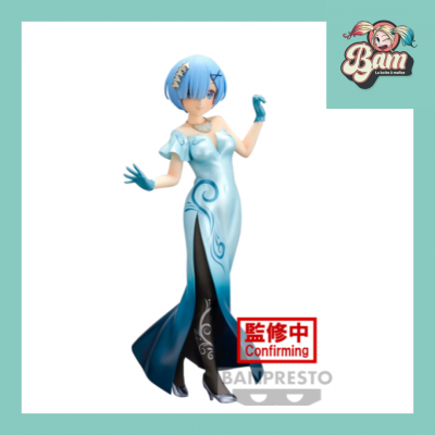 Re zero figurine rem figurine glitter glamours 23cm