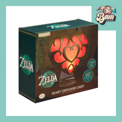 The legend of zelda coeur lampe 25 cm