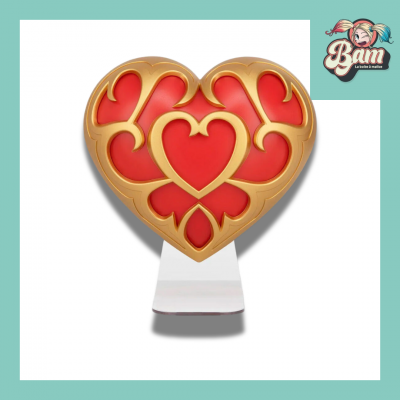 The legend of zelda coeur lampe 25 cm