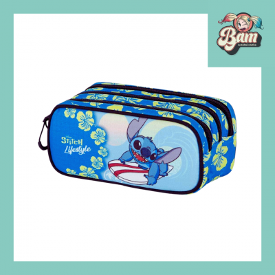 Trousse triple stitch disney trousse scolaire